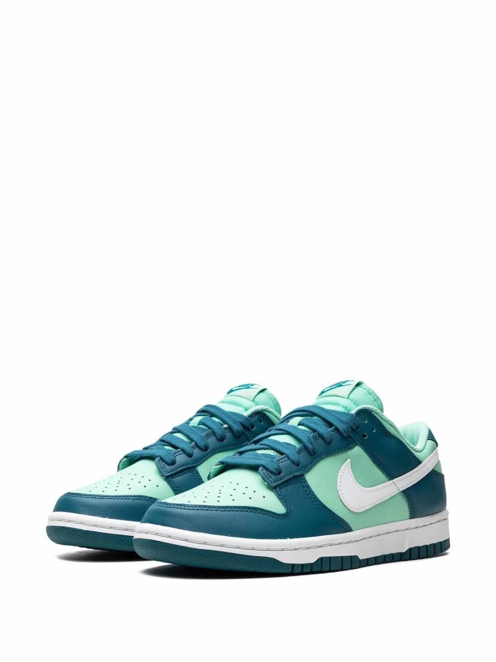 NEW NIKE women's dunk low sneakers in geode teal - Picture 5 of 9